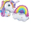 girlanda balonowa jednorozce i tecze partypal 206 cm