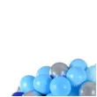 girlanda balonowa niebiesko granatowo srebrna partydeco zestaw x60