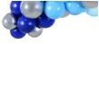 girlanda balonowa niebiesko granatowo srebrna partydeco zestaw x60