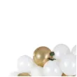 girlanda balonowa wesele w ogrodzie bialo zlota partydeco zestaw 60szt