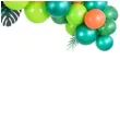 girlanda balonowa zielony dinozaur partydeco zestaw 60szt