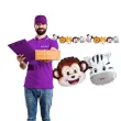 girlanda balonowa zwierzeta z dzungli partypal 206 cm