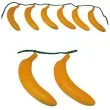 girlanda bananowa funnyfashion 90 cm