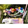 girlanda bibulowa polokregi partydeco 3 m