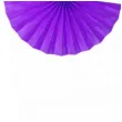 girlanda bibulowa rozety fioletowa partydeco 300 cm