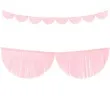 girlanda bibulowe fredzle rozowy jasny partydeco 3m