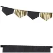girlanda bibulowo foliowa fredzle czarno zlota partydeco 3m