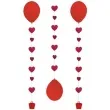 girlanda do balonow serca amscan mix 100 cm 3 szt