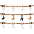girlanda halloween duchy czarownice szkieletory bialo pomaranczowa widmann 300 cm