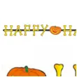 girlanda happy halloween kosci zolta widmann 200 cm