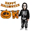 girlanda happy halloween pomaranczowa partypal 185cm