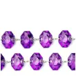 girlanda krysztalowa fiolet 100 cm 1szt