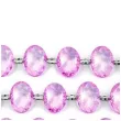 girlanda krysztalowa liliowa 18 mm 100 cm