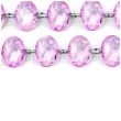 girlanda krysztalowa liliowa 18 mm 100 cm