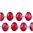 girlanda krysztalowa malinowa 18 mm 1 m