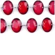 girlanda krysztalowa malinowa 18 mm 1 m