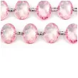 girlanda krysztalowa rozowa jasna 18 mm 100 cm