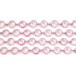 girlanda krysztalowa rozowa jasna 18 mm 100 cm