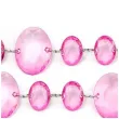 girlanda krysztalowa rozowy 100 cm 1szt