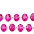 girlanda krysztalowa rozowy 1m 1szt