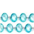 girlanda krysztalowa turkusowa 18 mm 100 cm