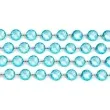 girlanda krysztalowa turkusowa 18 mm 100 cm