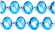 girlanda krysztalowa turkusowa ciemna 18 mm 100 cm