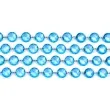 girlanda krysztalowa turkusowa ciemna 18 mm 100 cm