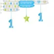 girlanda lampionow 1st birthday 360 cm