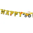 girlanda papierowa plac budowy happy birthday godan 220 cm
