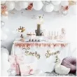 girlanda piora bezowy roz partydeco 1m