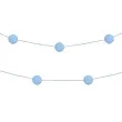 girlanda pomponikowa classic blekit partydeco 2m