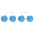girlanda pompony niebieska folat 300 cm