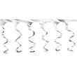 girlanda spirale srebrne 38 cm x 550 cm