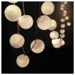girlanda swietlna cotton balls led biale 10 szt