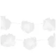 girlanda z bialych tiulowych pomponow 3 szt