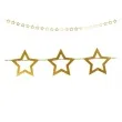 girlanda zlote gwiazdki partydeco 300 cm