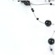 girlandy perlowe czarna 1 3 m 5 szt