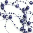 girlandy perlowe granatowe ciemne 1 3 m x 5 szt