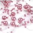 girlandy perlowe rozowe brudne 1 3 m x 5 szt