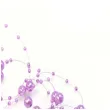 girlandy perlowe wrzosowy 1 3m 1op