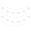 girlandy pomponikowa kule sniegowe biala 2 m x 5 szt