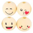glowki drewniane emotki aliga 25mm 4 szt