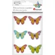 guziki drewniane motyle mix titanum 6 szt