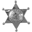 gwiazda szeryfa deputy sheriff srebrna