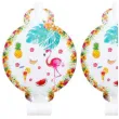 gwizdki papierowe flamingi hawajskie partypal 6 szt