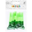 gwizdki zielony 6 szt partydeco