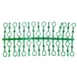 haczyki do ozdob classic zielone arpex 30 szt