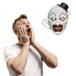 halloweenowa maska papierowa z filmu terrifier straszny klaun psychopata art the clown do zdjec