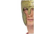 helm rzymianin z pioropuszem zloty smiffys